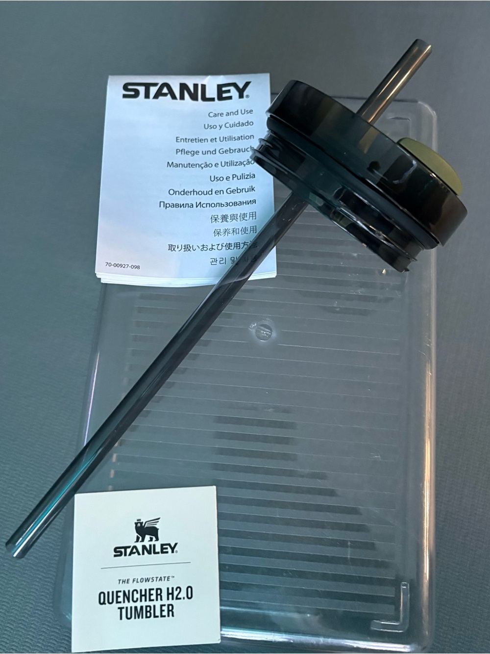 Stanley Olive Green Insulated Quencher Mug with Black Lid - Picture 8 of 8